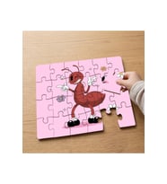 Sevimli Kırmızı Karınca Tasarımlı 24 Parça Ahşap Çocuk Puzzle MPK0640