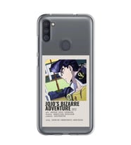 Samsung Galaxy M21 Uyumlu Jojo's Bizarre Adventure Desenli Şeffaf Telefon Kılıfı