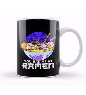 Funny You Had Me At Ramen Anime Kawaii Noodles Pun Kupa Bardak Porselen