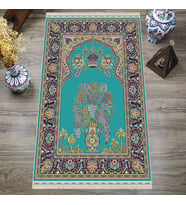 Dijital Baskılı, Yıkanabilir, Yumuşak Dokulu Çocuk ve Yetişkin SECCADE 65x115 cm  S-DOT-N114-2