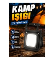 Çok Fonksiyonlu Kamp Feneri 800 Lümen USB Şarjlı Anahtarlık LED Işık