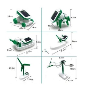 Güneş Enerjili Robot Oluşturma Seti Solar Kit (6 in 1)