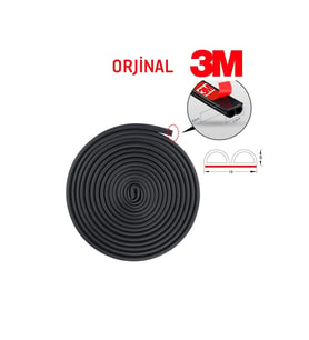 Contacall 3m Oto Kapı Kaput Bagaj Ses Toz Yalıtım Fitili 5 Metre Uzunluk