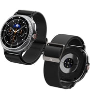 Galaxy Watch 9/8 (40/44mm) 8 Classic (46mm) ile Uyumlu Kordon Kayış Band Lite Fit Black - AMP10117