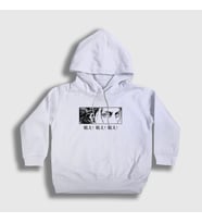 Presmono Unisex Çocuk Beyaz Eren Yeager Flowers Anime Attack On Titan Kapüşonlu Sweatshirt 314529tt (Beyaz)