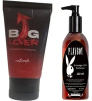 Playboy Big Lover Erkeklere Özel 50 Ml Jel - Playboy Masaj 120 Ml