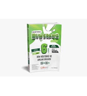 GÜNAY 6.SINIF BUMERANG DİN KÜLTÜRÜ VE AHLAK BİLGİSİ ETKİNLİKLİ AKILLI DEFTER KİTAP