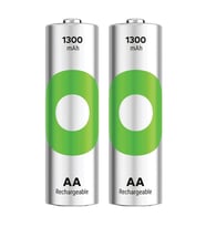 Gp Recyko 1300 Mah R6 AA Şarjlı 2'li Kalem Pil
