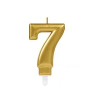 7 Rakam Mum Gold Renk (5343)