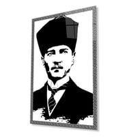 Atatürk Cam Tablo 4 mm Dayanıklı Temperli Cam
