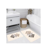 Eliana Home Baskılı 2'li Banyo Paspas Takımı RVG5162
