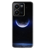 Vivo Y22 Kılıf Resimli Desenli Silikon Platinium Series Midnight Moon 1802