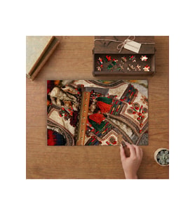 Geleneksel Kıyafeler- Balta- Gelenek Tasarımı 240 parça Ahşap Puzzle Ahşap Kutuda MP00746
