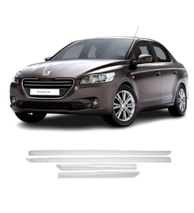 Peugeot 301 Krom Yan Kapı Çıtası 2012 Ve Üzeri Paslanmaz Çelik
