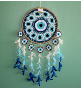 Rüya Kapanı Dream Catcher Model 20 (Çok Renkli)