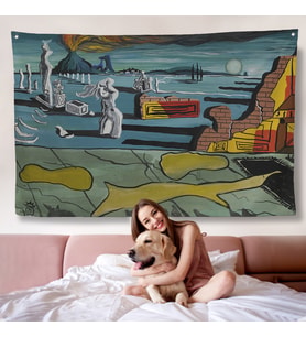 Salvador Dali - Venüs Rüyası Duvar Örtüsü - Dream of Venus-7125