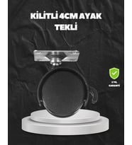 Northcity 4 cm Kilitli Evrensel Tekerlek Ayak - Sessiz ve Güvenli Mobilya Çözümü