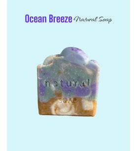 Okyanus Aromalı Dekoratif Doğal Katı Sabun- Ocean Breeze Scented Natural Soap