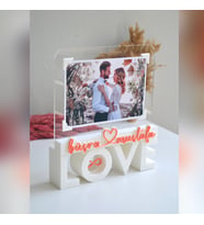 LOVE fotoğraf çerçevesi, sevgili fotoğraf çerçevesi