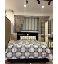 NİVEMESHOME KAHVE DESENLİ 200X230 TEK PİKE ÖRTÜSÜ ÇİFT KİŞİLİK