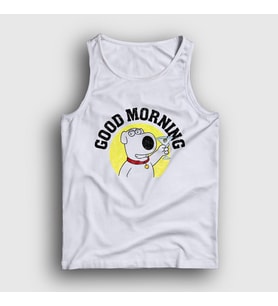 Presmono Unisex Beyaz Morning Brian Griffin Family Guy Atlet 300648tt