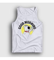 Presmono Unisex Beyaz Morning Brian Griffin Family Guy Atlet 300648tt