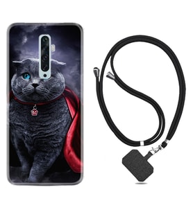 Oppo Reno 2Z 4 Lite 4 Pro 5 6 7 A31 Kılıf Boyun Askılı Silikon Super Cat 1666