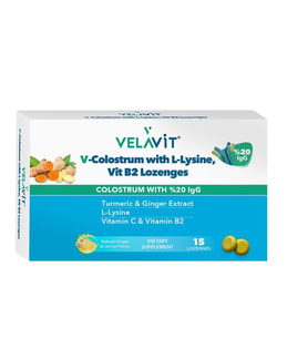 Velavit V-Colostrum With L-Lysine 15 Pastil
