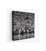 Michael Jordan Üçlük Şutu Kanvas Tablo-5171