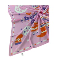 Valino Ramazan Neşesi Krep Çocuk Eşarp 75x75 cm (Pembe)