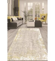 Dijital Kaymaz Taban Yıkanabilir Modern Renkli Salon Halısı Mutfak Halısı Yolluk ND-HT-112 (Krem)