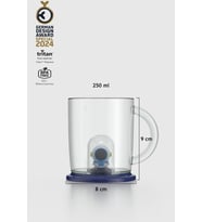 Renga Joy Unicorn Figürlü 250 ml Kulplu Tritan Bardak 222059 Pembe (Mavi)