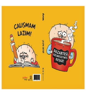 DEFFTER UYKUSUZ PAZARTESİ GELMESEYMİŞ 64856-6 SERT KAPAK 96 YP.ÇİZGİLİ DEFTER