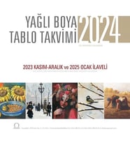 Boya Tablo Takvimi 2024 Duvar Takvimi