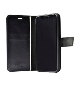 Xiaomi Mi 13T Kılıf Standlı Kapkalı Cüzdan Kopçalı Kar Deluxe (Siyah)
