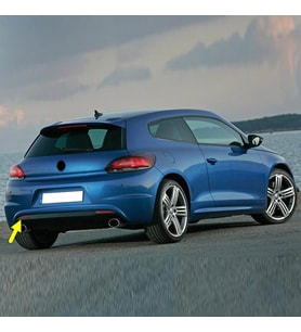 VW Scirocco R-Line 2009-2014 Arka Tampon Sol Reflektörü 1K8945105B