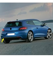 VW Scirocco R-Line 2009-2014 Arka Tampon Sol Reflektörü 1K8945105B
