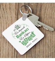 Kişiye Özel Bankacı Babalara Özel Anahtarlık