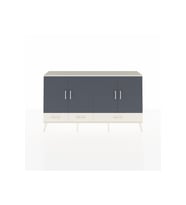 Arges Konsol 6 Raflı 3 Çekmeceli 4 Kapaklı 176x30x99 Aytaşı-Antrasit/Aytaşı
