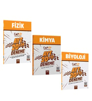 Çap Yayınları AYT Fizik Kimya ve Biyoloji Deneme Seti 3 Kitap