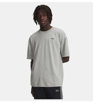 UA M HW OS LOGO WASH SS Titanium