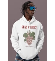 Tasarım Guns N' Roses Rock Metal Müzik Grubu Baskılı Unisex Oversize Hoodie