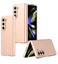 Lexroo Galaxy Z Fold 5 Kılıf Sert Kıpta Kılıf - Rose Gold
