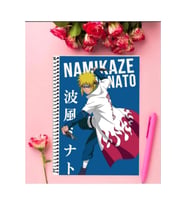 Minato Namikaze Anime Defter 1 Adet Özel Tasarım A4 Boyutu Telli Kareli Defter 21*29 Cm