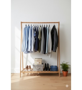 KONFEKSİYON ELBİSE ASKILIK TEK RAFLI 148*105 CM