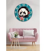 bilge Tasarım Çocuk Odası Duvar Saati 30 x 30 CM (Çok Renkli)
