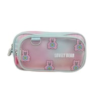 CHIMOLA RAINBOW AYICIK SARI-PEMBE KALEM ÇANTASI (U)