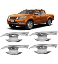 Nissan Navara Uyumlu 2016 Sonrası Dış Kapı Kolu İç Kaplama ABS Krom Parça