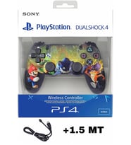 Playstation DualShock 4 Uyumlu V2 Yenilenmiş Ps4 Oyun Kolu Pc + Ps4 ( 1.5MT ŞARJ KABLOSU)