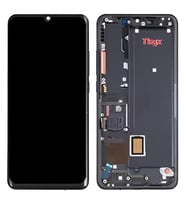 Tkgz - Xiaomi Mİ NOTE 10 Lite Uyumlu Lcd Ekran Dokunmatik Servis ÇITALI SİYAH